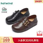 休闲包头拖鞋 热风黑色小皮鞋 子 新款 百搭两穿勃肯鞋 女款 2026年春季