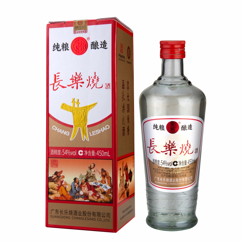 长乐烧盒装54度450毫升