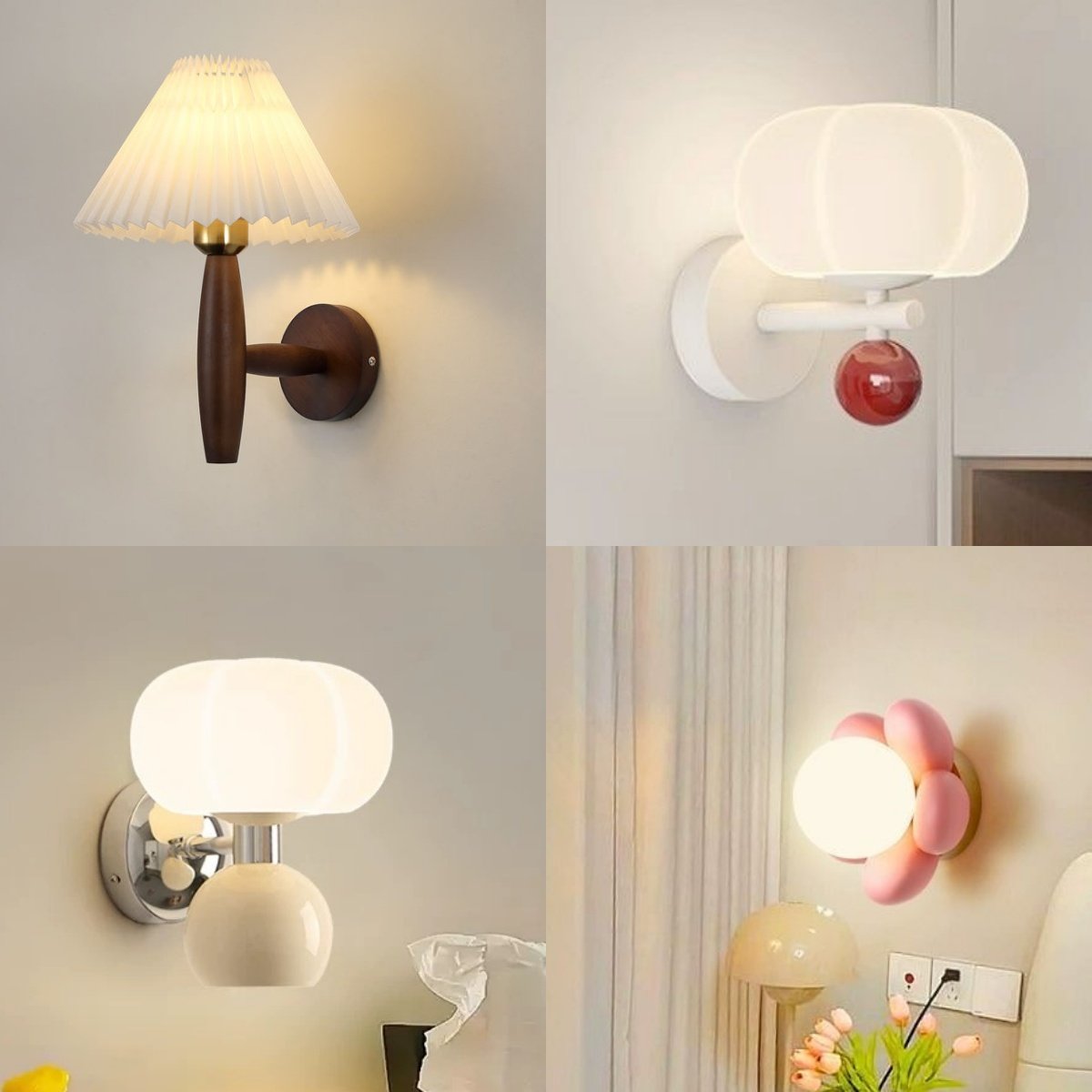 新款壁灯轻奢简约奶油风高级感床头灯洋气氛围卧室床边墙壁上装饰,家装灯饰光源,壁灯,淘宝优惠券,粉丝福利购,淘宝优惠卷