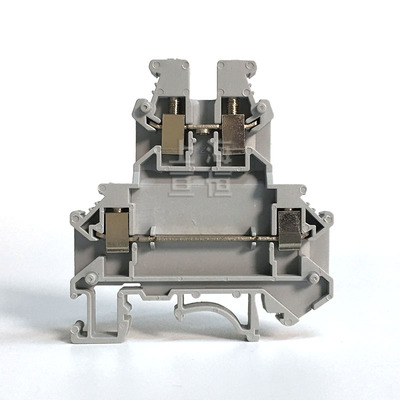 UKK3 5 UKKB3 5 PV上下互联导轨式双层接线端子排双进双出 PE接地