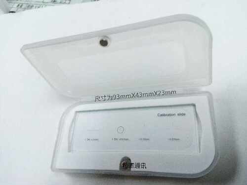 新款 金相专用测微尺 0.01MM校准 测量显微镜刻度尺十字线测标尺