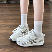 网面运动休闲跑步小白鞋 易少年 子 新款 韩版 华夫阿甘鞋 女2026春季