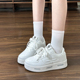 原创厚底板鞋 女ins潮2025冬季 新款 易少年 学生百搭运动休闲小白鞋