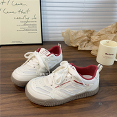 百搭休闲板鞋 易少年 女ins潮2026春季 新款 韩版 学生网面阿甘小白鞋