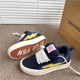 美式 运动休闲鞋 复古深蓝拼色板鞋 易少年 女2025冬季 新款 面包鞋 男