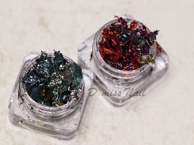 日本进口高端原产金箔彩箔 整盒分装赤口青口 网红美甲饰品指甲贴