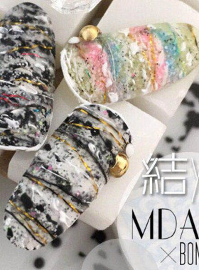 日本美甲饰品同款bonnail MDA EXPO結 mayu结 yui金银线 彩丝线