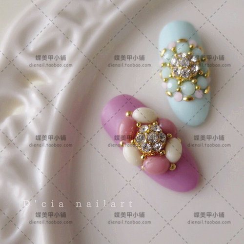 美甲合金饰品  日本同款  Bonnail × Mint bug瓢虫系列立体钻