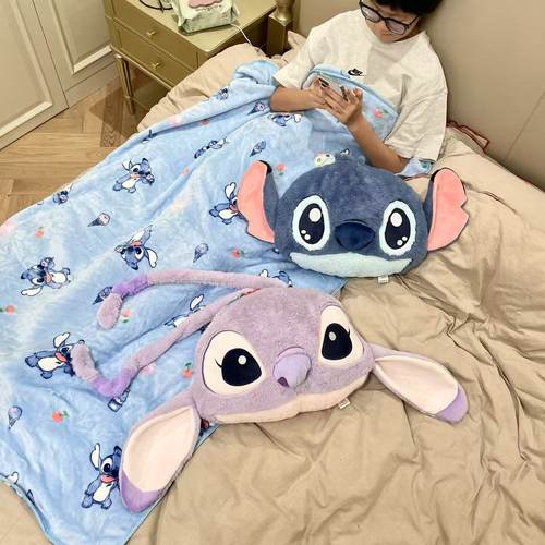 可爱卡通动漫史迪仔安琪抱枕腰靠