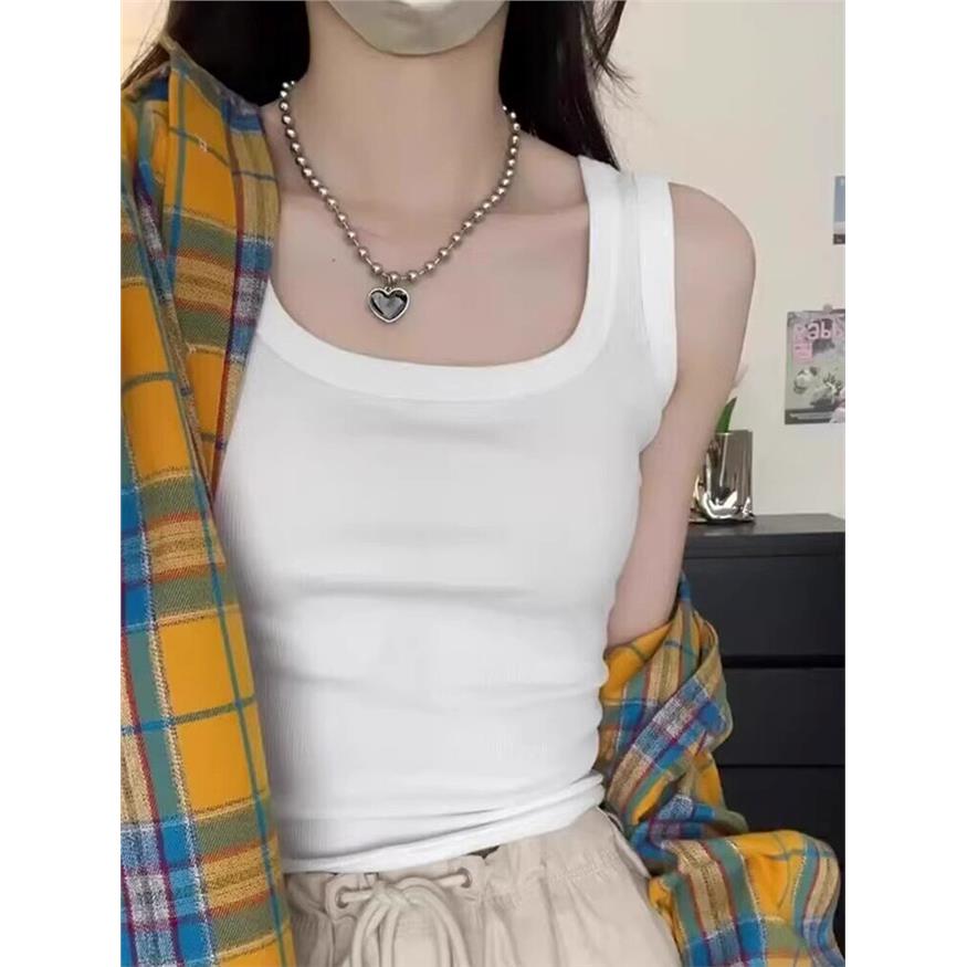 宽肩吊带背心女内搭夏季2