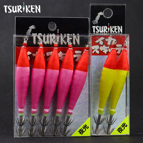 TSURIKEN鱿鱼布卷火箭鱿专攻鱼饵