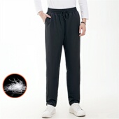 羽绒裤 白鸭绒棉裤 男士 外穿高腰中老年人轻便加厚爸爸宽松保暖大码