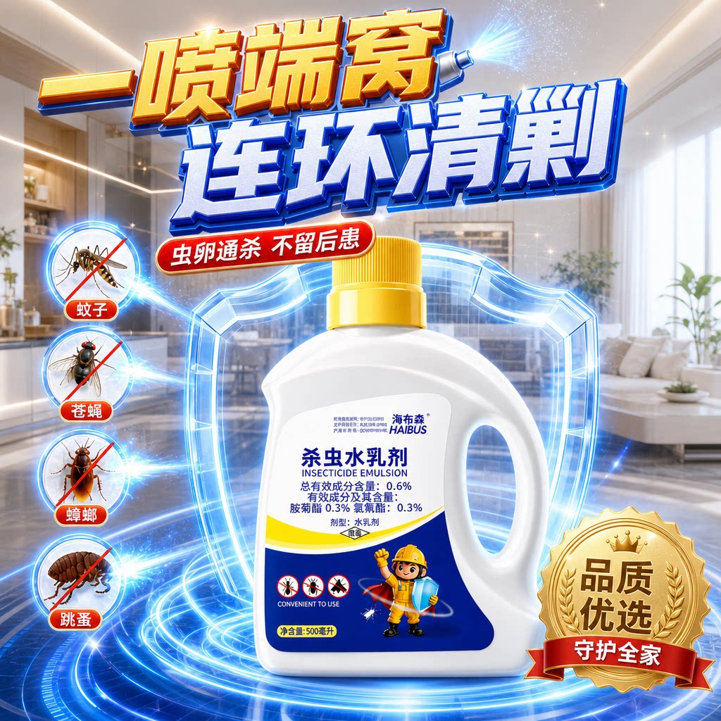 【一喷端窝】下水道去除小飞虫杀虫剂除蛾蚋蠓蟑螂厕所管道神器