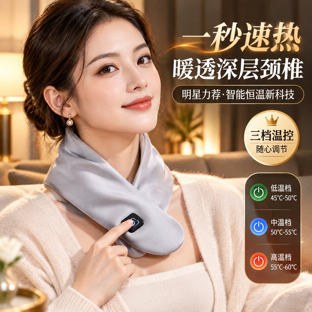 暖透深层颈椎热敷护肩围脖