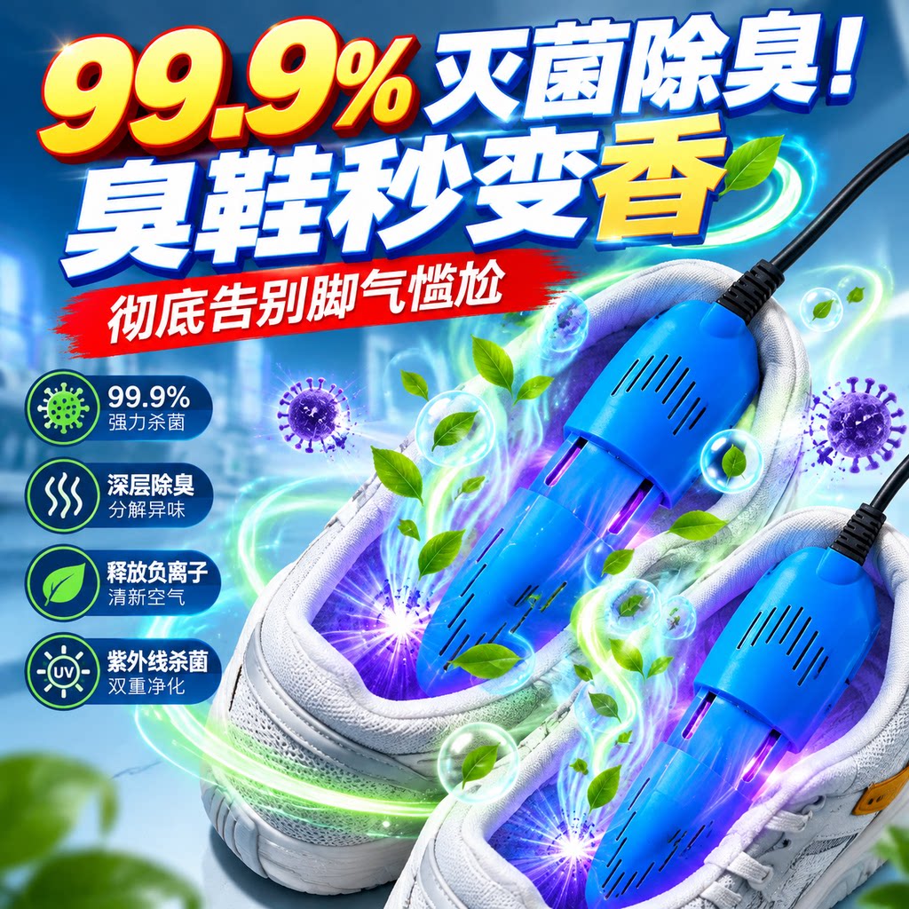 【鞋袜烘干 轻松安排】冬季家用烘鞋器干鞋器学生鞋子智能暖鞋器