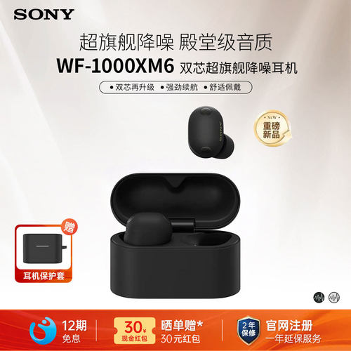 Sony/索尼xm6真无线蓝牙降噪耳机