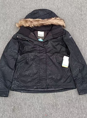 纯原R牌女士冲锋衣防水防风加棉保暖滑雪服连帽长袖防水10K