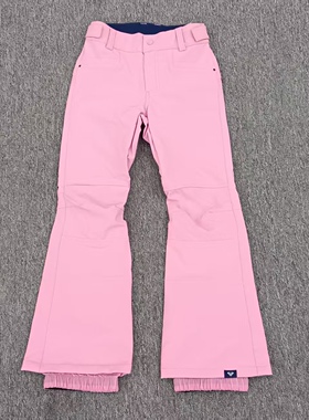 断码特价 户外R牌儿童滑雪裤保暖单双板女童加绒防水15K冲锋裤