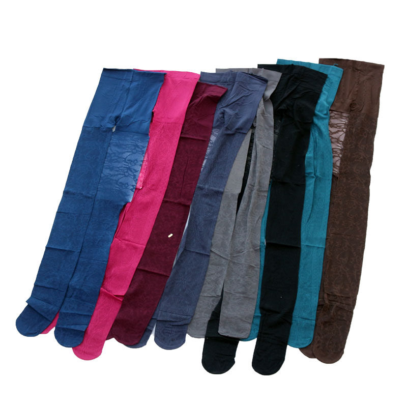 粉丝福利价提花丝袜春夏连裤袜印花图案防勾丝显瘦打底袜女