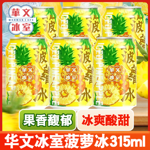 进口港式菠萝冰果肉华文冰室冻柠柠檬茶冬瓜茶饮料果汁夏天饮品