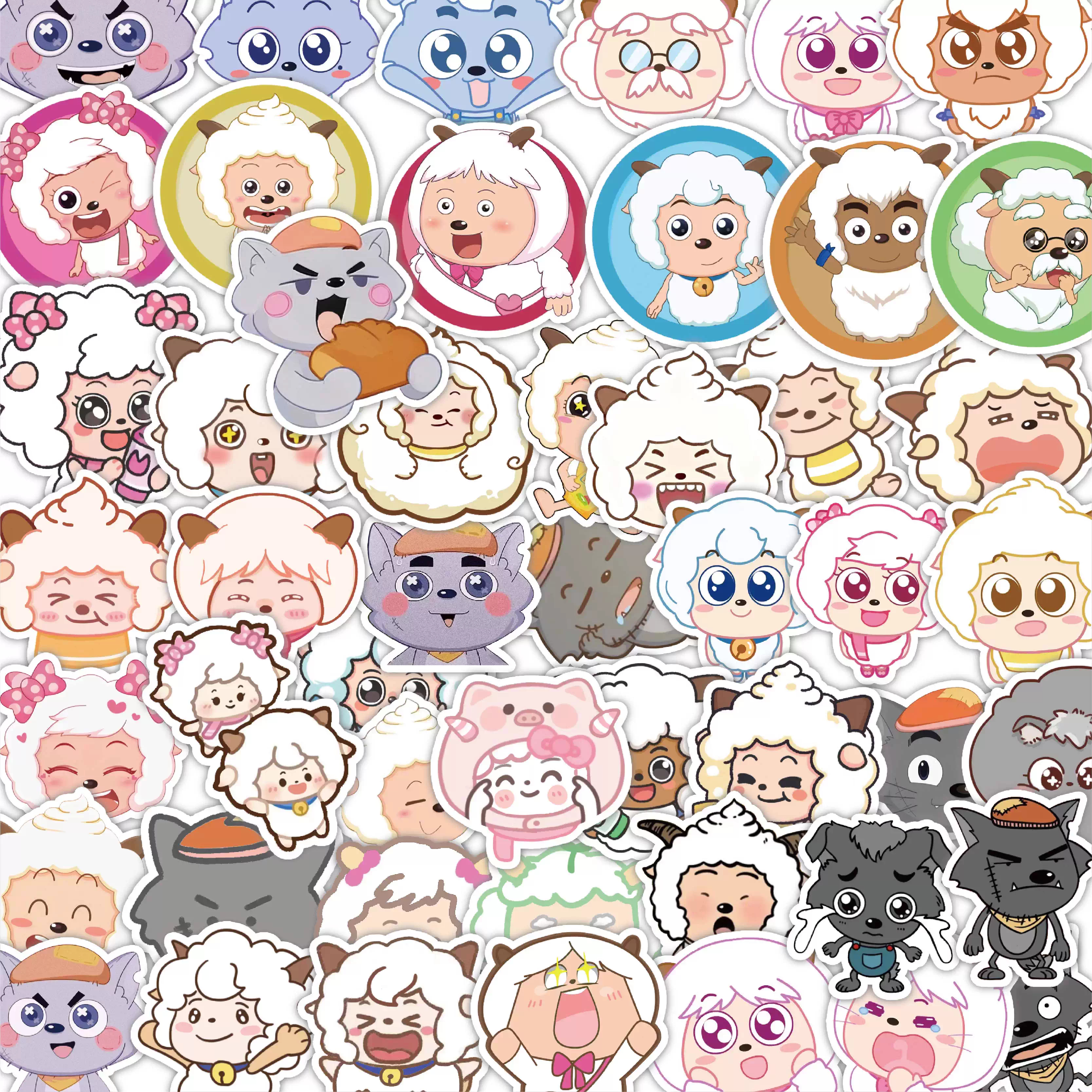 150张笔记本冰箱贴画动漫贴纸