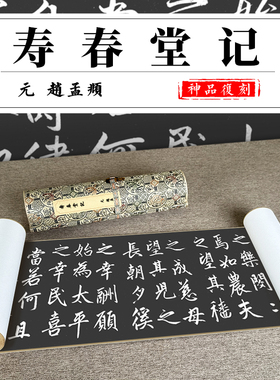赵孟頫书法字画驿墨阁高清微喷