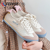 飞跃小白鞋 爆款 女款 feiyue 2026春季 新款 百搭休闲轻便薄底德训鞋