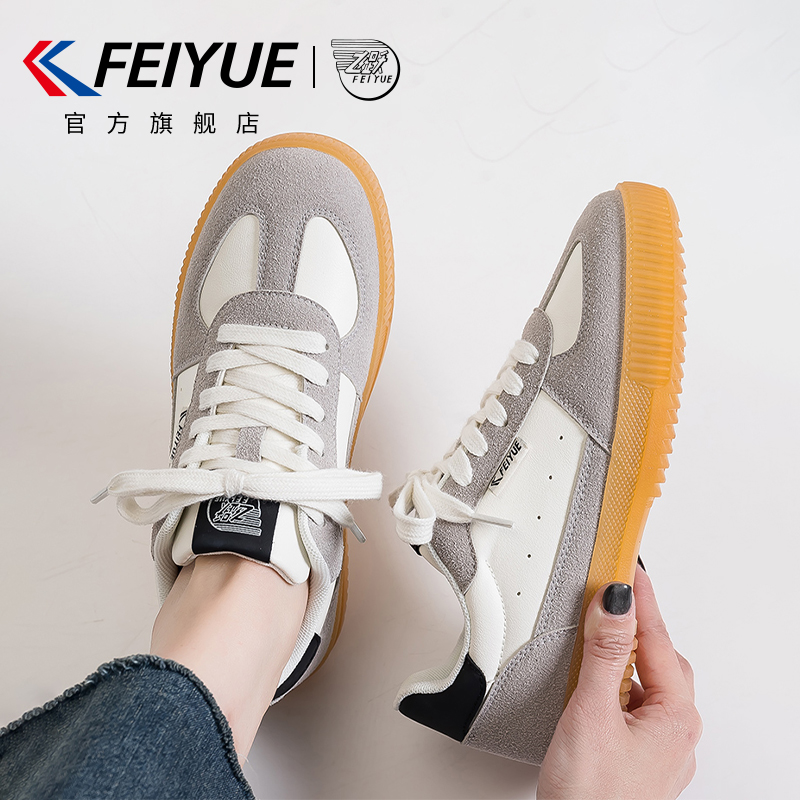 飞跃复古厚底帆布鞋子透气休闲