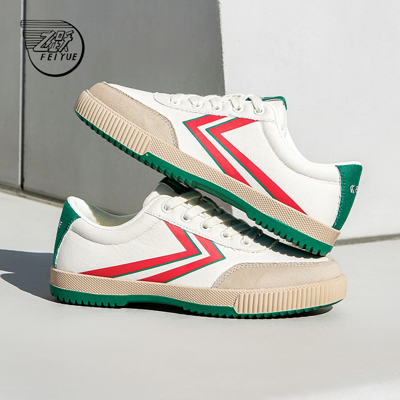 春季帆布鞋feiyue/飞跃复古