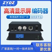 全新智勇高清直播SDI编码 器带环出带显示屏H265网络户外1080P推流