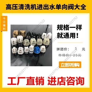 黑猫飞驰邦驰欧赛特超洁洗车机单向阀超高压泵头逆水阀洗车泵阀门