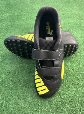 专柜正品PUMA彪马evoSPEED青少年碎钉TF轻速度型人造草黑色足球鞋