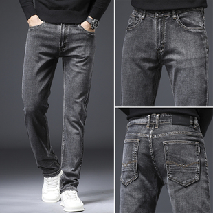 春秋款 香港潮牌复古牛仔裤 子男士 潮牌做旧宽松直筒长裤 男2021冬季