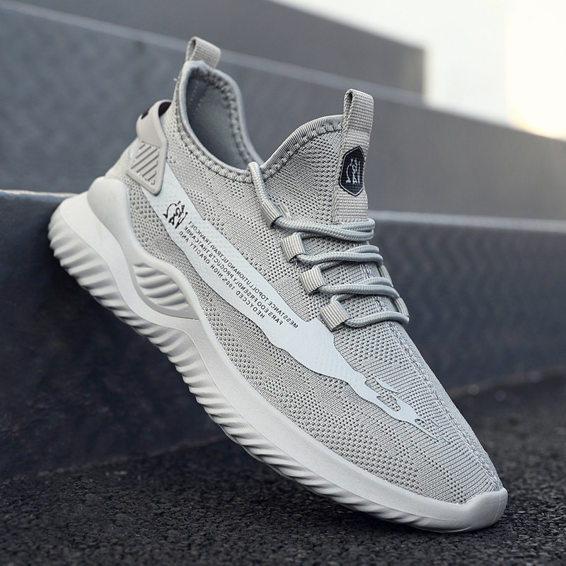 2024 새로운 가을 겨울 통기성 남성 신발 메쉬 스포츠 레저 러닝 메쉬 신발 내마 모성 노동 보호 작업 다목적 유행 신발