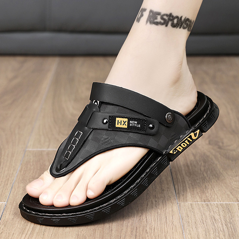人字拖男夏季外穿防滑耐磨夹脚拖鞋男士开车户外运动海边沙滩凉鞋,流行男鞋,人字拖,淘宝优惠券,粉丝福利购,淘宝优惠卷