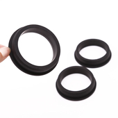 橡胶防护圈200MM 电箱堵孔过线圈 大号硅胶防护套 耐磨硅胶护线圈