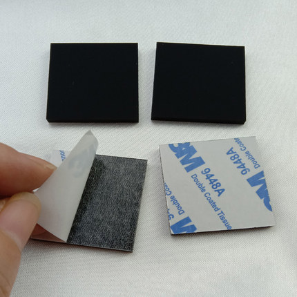 冲切方形硅橡胶垫 自粘硅胶垫片硅胶垫减震0.5/0.7/1/2/3/4/5mm