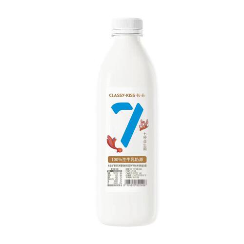 顺丰包邮卡士007益生菌酸奶969g大瓶零0蔗糖健身宝宝控糖代餐早餐