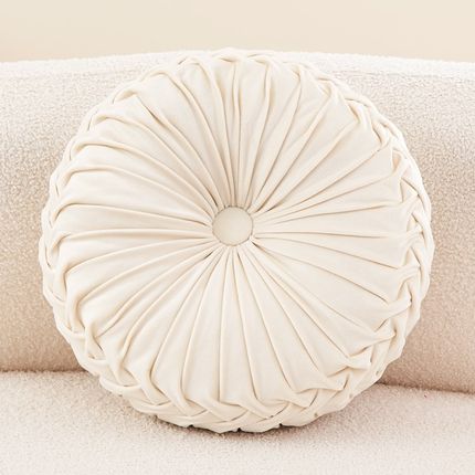 法式奶油风抱枕沙发客厅郁金香靠垫大靠背床上睡觉靠枕头套不含芯