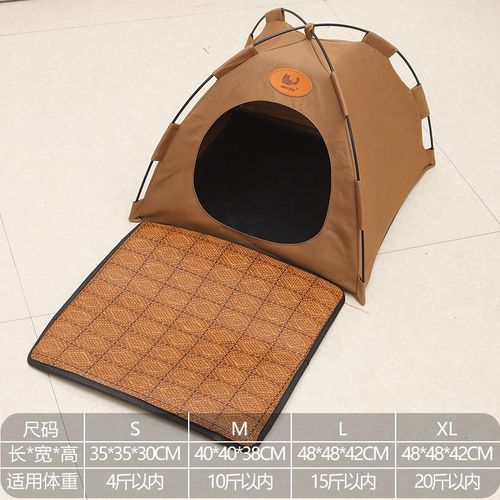 猫窝帐篷小猫咪房夏季狗窝四季通用宠物流浪猫户外窝防雨半封闭