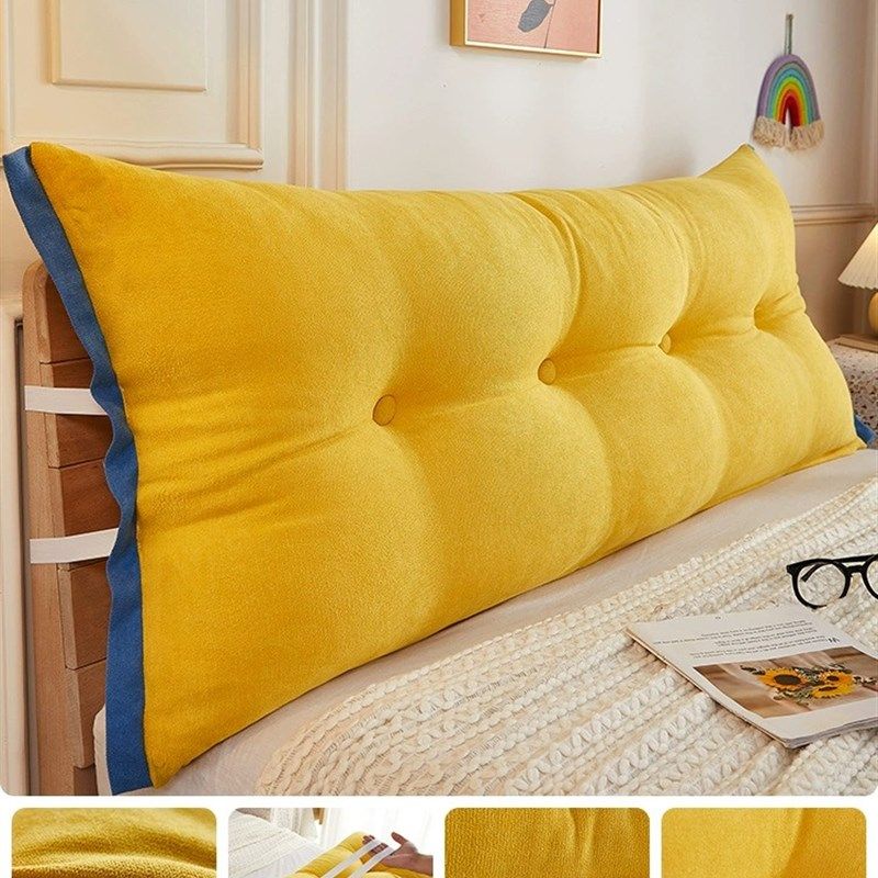 床头靠垫床上软包靠枕三角大靠背防撞绑带卧室榻榻米可拆洗靠背,居家布艺,床头靠垫,淘宝优惠券,粉丝福利购,淘宝优惠卷