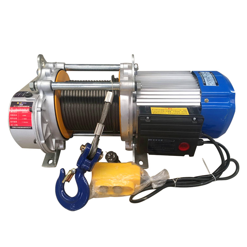 多功能铝壳提升机220V家用起重吊机小型电动葫芦1吨380快速卷扬机