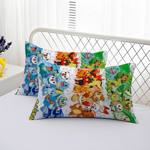可爱卡通皮卡丘儿童枕套单个枕头套枕芯套30x50枕皮枕袋抱枕套子
