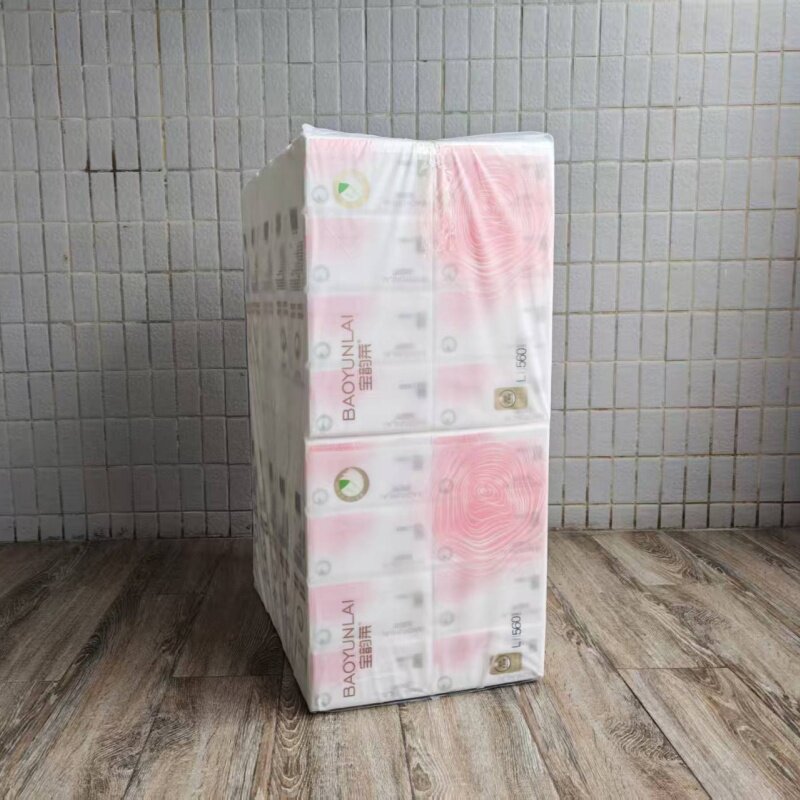 广东省包邮宝韵莱木韵抽纸L码大规格156*180mm家用可湿水餐巾纸