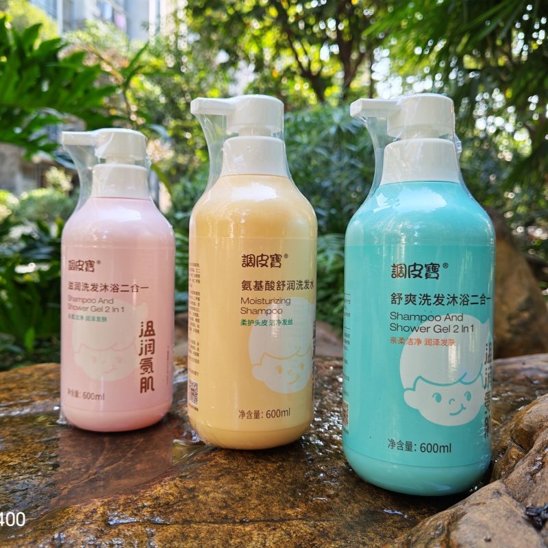 调皮宝婴幼儿洗发沐浴二合一600ml温和舒爽宝宝氨基酸舒润洗发水,婴童洗护,洗发水,淘宝优惠券,粉丝福利购,淘宝优惠卷