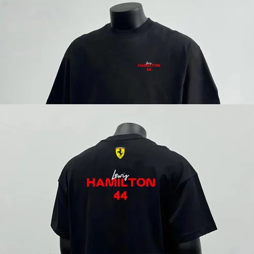 F1汉密尔顿44号重磅纯棉T恤