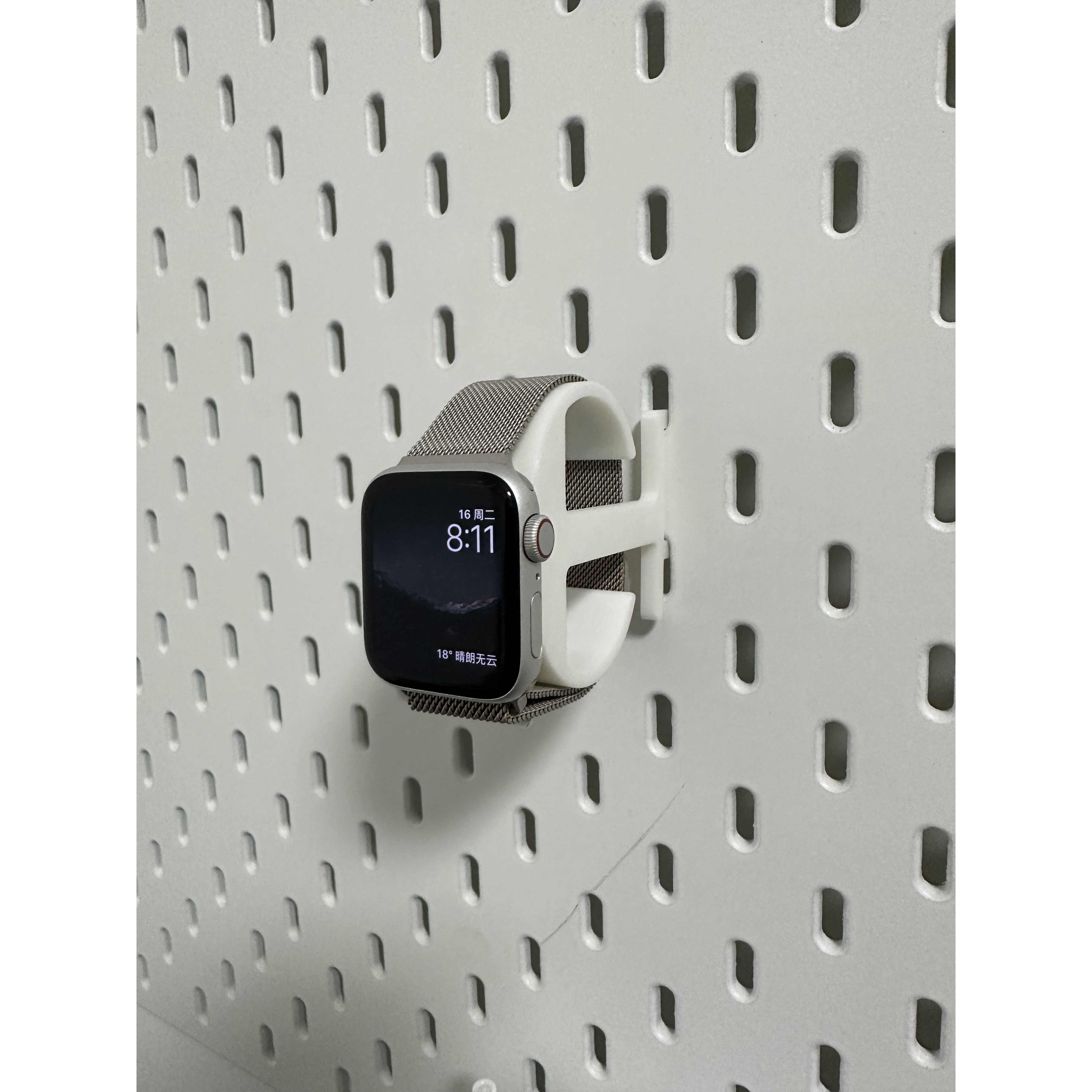 宜家洞洞板配件通用手表支架