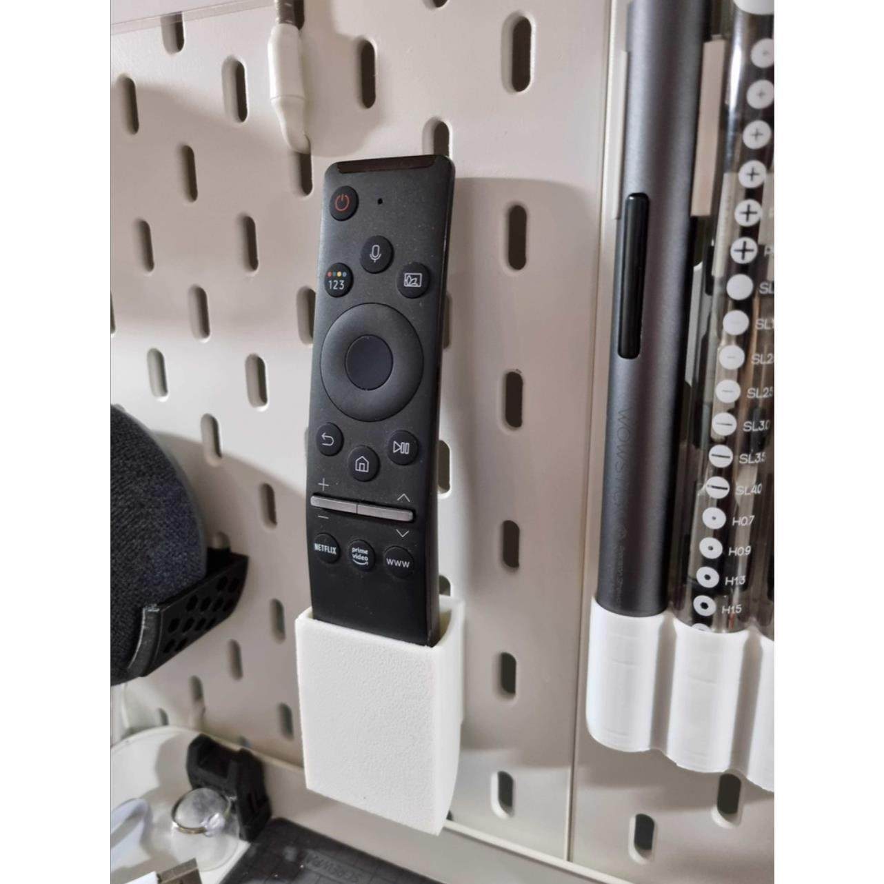 适用宜家SKADIS 斯考迪斯 宜家洞洞板配件 电视遥控器支架