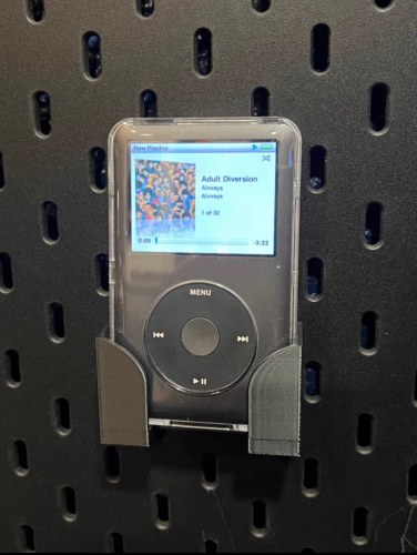 适用宜家SKADIS斯考迪斯 宜家洞洞板配件  iPod Classic