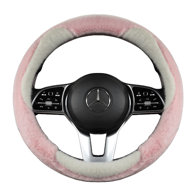 适用方向盘套丰田毛绒卡通冬季
